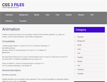 Tablet Screenshot of css3files.com